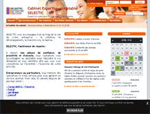 Tablet Screenshot of cabinet-selectic.com
